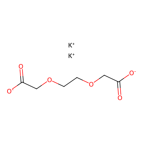 Dipotassium 2,2'-[ethylenebis(oxy)]bisacetate structure