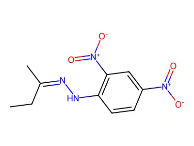 2-Butanone-2,4-dinitrophenylhydrazone structure