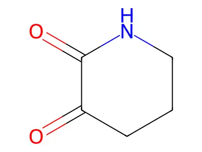 Piperidine-2,3-dione structure