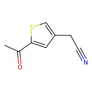 2-Acetyl-4-(cyanomethyl)thiophene structure