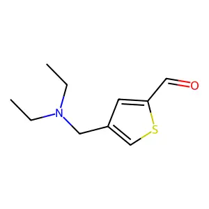 4-[(Diethylamino)methyl]thiophene-2-carbaldehyde structure