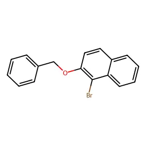 2-Benzyloxy-1-bromonaphthalene structure