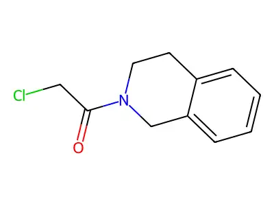 2-Chloro-1-(1,2,3,4-tetrahydroisoquinolin-2-yl)ethan-1-one structure