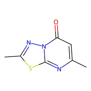 2,7-Dimethyl-5H-[1,3,4]thiadiazolo[3,2-a]pyrimidin-5-one structure