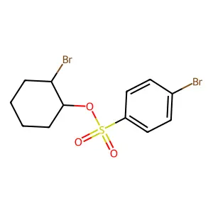 (2-Bromocyclohexyl) 4-bromobenzenesulfonate structure
