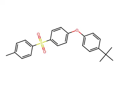 1-[4-(4-Tert-butylphenoxy)phenyl]sulfonyl-4-methylbenzene structure