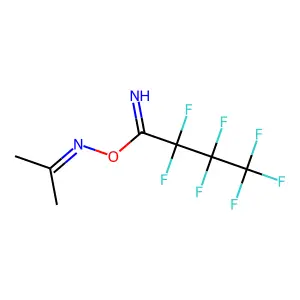 (Propan-2-ylideneamino) 2,2,3,3,4,4,4-heptafluorobutanimidate structure
