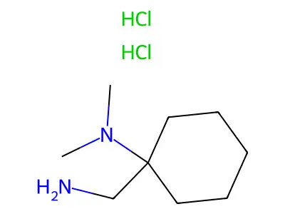 1-(Aminomethyl)-N,N-dimethylcyclohexan-1-amine structure