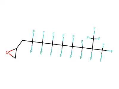 (2,2,3,3,4,4,5,5,6,6,7,7,8,9,9,9-Hexadecafluoro-8-(trifluoromethyl)nonyl)oxirane structure