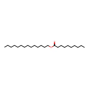 Myristyl caprate structure