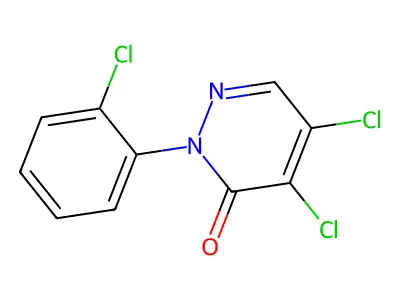 4,5-Dichloro-2-(2-chlorophenyl)pyridazin-3-one structure