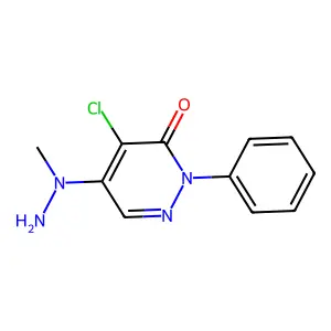 4-Chloro-5-(1-methylhydrazino)-2-phenyl-3(2H)-pyridazinone structure