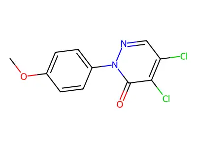 4,5-dichloro-2-(4-methoxyphenyl)-3(2H)-pyridazinone structure