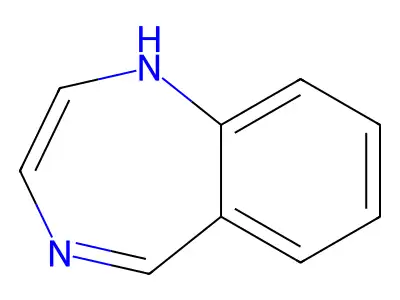 1H-1,4-Benzodiazepine structure