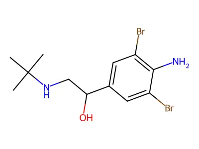 Brombuterol structure