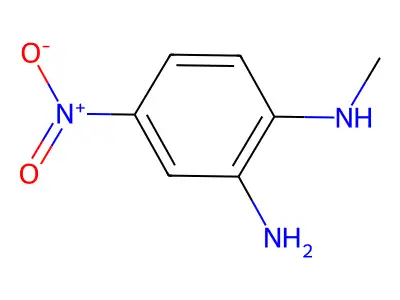 1-N-methyl-4-nitrobenzene-1,2-diamine structure