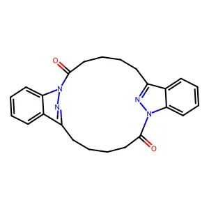 1(1,3),7(3,1)-diindazola-cyclododecaphane-2,8-dione structure