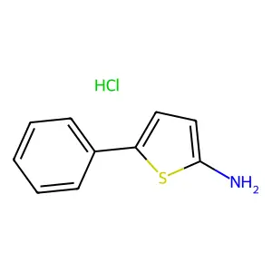 2-Thiophenamine, 5-phenyl-, hydrochloride structure