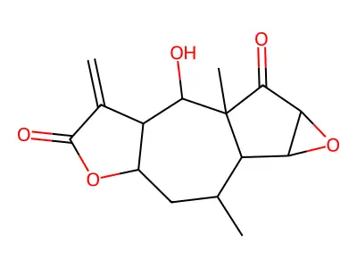 2,3-Epoxyhelenalin structure