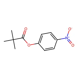 4-Nitrophenyl 2,2-dimethylpropanoate structure