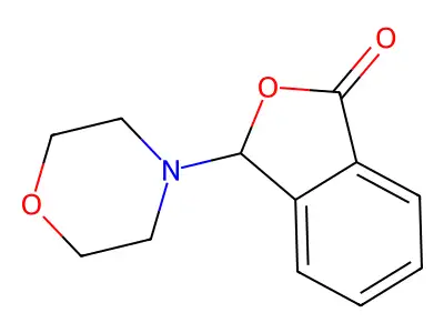 3-(4-Morpholinyl)-1(3H)-isobenzofuranone structure
