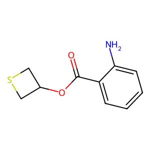 Thietan-3-yl 2-aminobenzoate structure