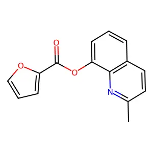 2-Methylquinolin-8-yl furan-2-carboxylate structure