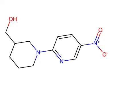 [1-(5-Nitropyridin-2-yl)piperidin-3-yl]methanol structure