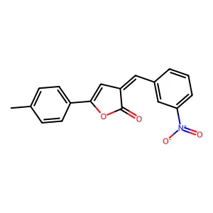 5-(4-Methylphenyl)-3-[(3-nitrophenyl)methylidene]furan-2-one structure