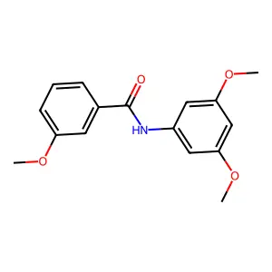 N-(3,5-dimethoxyphenyl)-3-methoxybenzamide structure