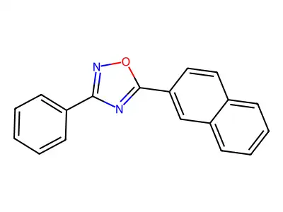 5-(2-Naphthyl)-3-phenyl-1,2,4-oxadiazole structure