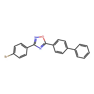 3-(4-Bromophenyl)-5-(4-phenylphenyl)-1,2,4-oxadiazole structure