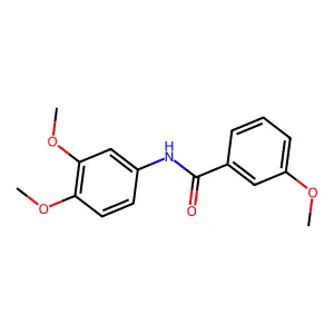 N-(3,4-dimethoxyphenyl)-3-methoxybenzamide structure