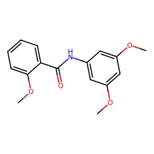 N-(3,5-dimethoxyphenyl)-2-methoxybenzamide structure