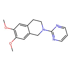 6,7-Dimethoxy-2-(pyrimidin-2-yl)-1,2,3,4-tetrahydroisoquinoline structure