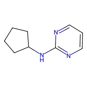N-cyclopentylpyrimidin-2-amine structure