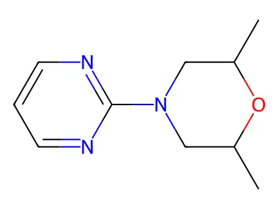 2,6-Dimethyl-4-pyrimidin-2-ylmorpholine structure