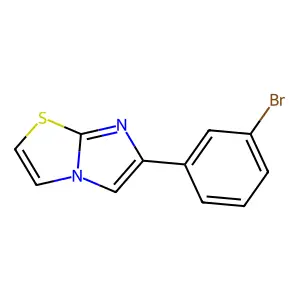 6-(3-Bromo-phenyl)-imidazo[2,1-b]thiazole structure
