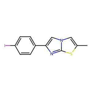 6-(4-Iodophenyl)-2-methylimidazo[2,1-b][1,3]thiazole structure