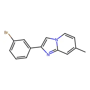 2-(3-Bromophenyl)-7-methylimidazo[1,2-a]pyridine structure