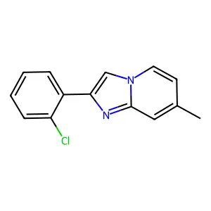 2-(2-Chlorophenyl)-7-methylimidazo[1,2-a]pyridine structure