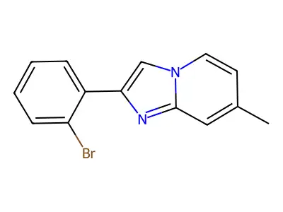 2-(2-Bromophenyl)-7-methylimidazo[1,2-a]pyridine structure