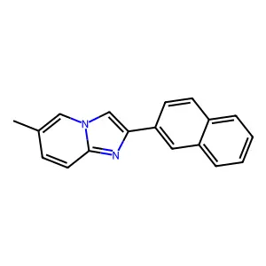 6-Methyl-2-(2-naphthyl)imidazo[1,2-a]pyridine structure
