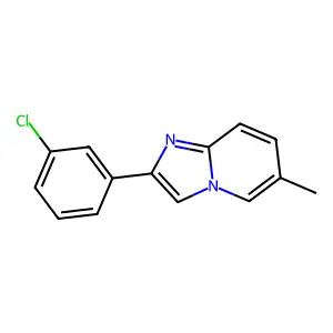 2-(3-Chlorophenyl)-6-methylimidazo[1,2-a]pyridine structure