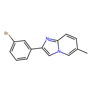 2-(3-Bromophenyl)-6-methylimidazo[1,2-a]pyridine structure