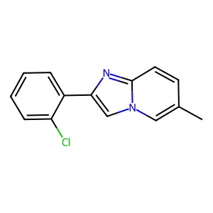 2-(2-Chlorophenyl)-6-methylimidazo[1,2-a]pyridine structure