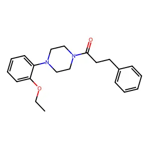 1-[4-(2-Ethoxyphenyl)piperazin-1-yl]-3-phenylpropan-1-one structure