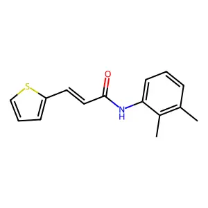 N-(2,3-dimethylphenyl)-3-thiophen-2-ylprop-2-enamide structure