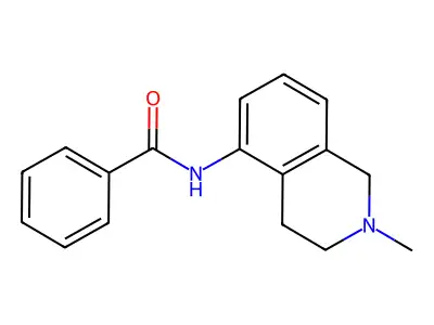 Benzamide, N-(1,2,3,4-tetrahydro-2-methylisoquinolin-5-yl)- structure
