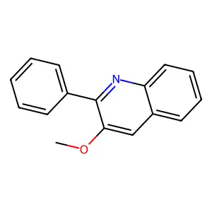 3-Methoxy-2-phenylquinoline structure